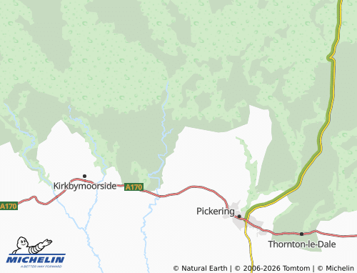 Carte MICHELIN Cropton - ViaMichelin