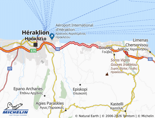 Mapa MICHELIN Elia - ViaMichelin