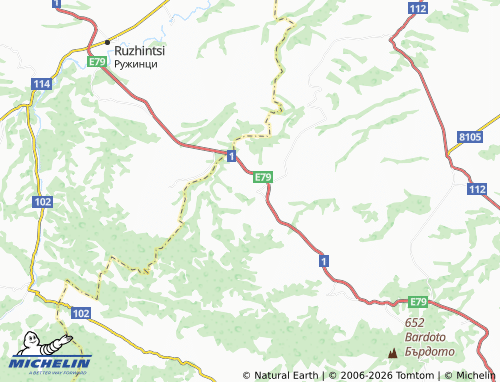 Mappa MICHELIN Belotintsi - ViaMichelin