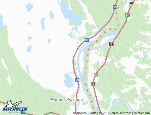MICHELIN Pudas map - ViaMichelin
