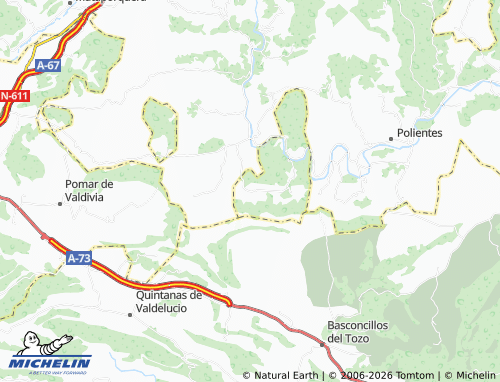 MICHELIN Berzosilla map - ViaMichelin