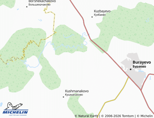 MICHELIN-Landkarte Kudashevo - ViaMichelin