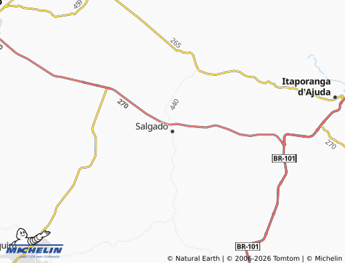 Carte MICHELIN Salgado - ViaMichelin