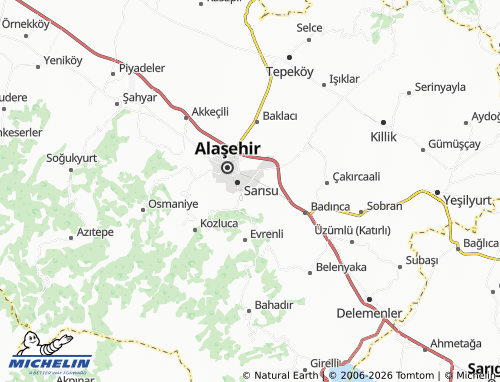MICHELIN Ilıca map - ViaMichelin