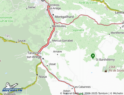 MICHELIN Croquié map - ViaMichelin