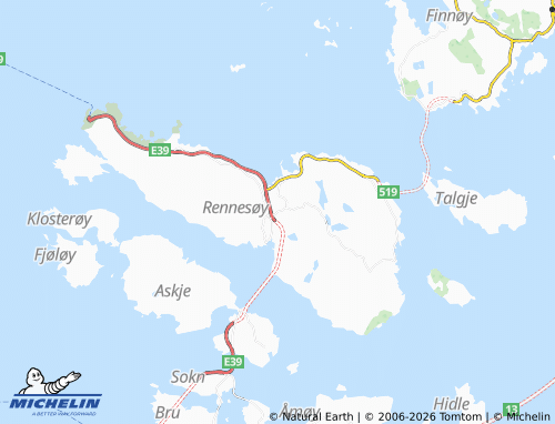Mapa MICHELIN Håvastein - ViaMichelin