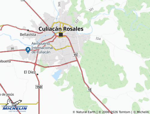Mapa MICHELIN Miguel de la Madrid - ViaMichelin
