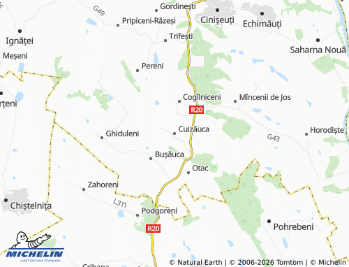 Mappa MICHELIN Cuizăuca - ViaMichelin