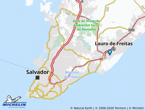 Mappa MICHELIN Sete de Abril - ViaMichelin