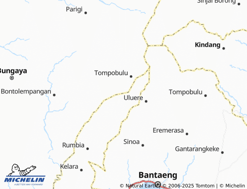 MICHELIN Ujung Bulu map - ViaMichelin