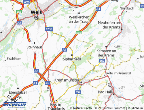 Mapa MICHELIN Sipbachzell - ViaMichelin