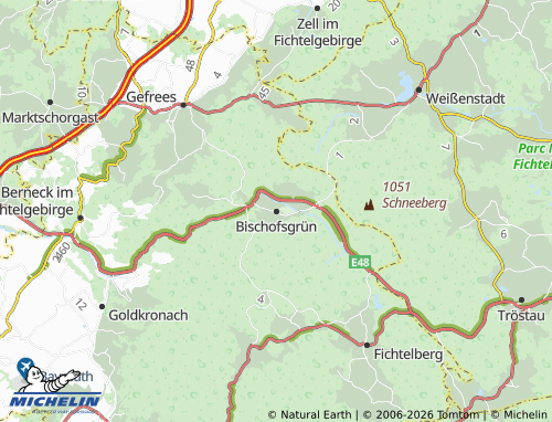 Mapa MICHELIN Bischofsgrün - ViaMichelin