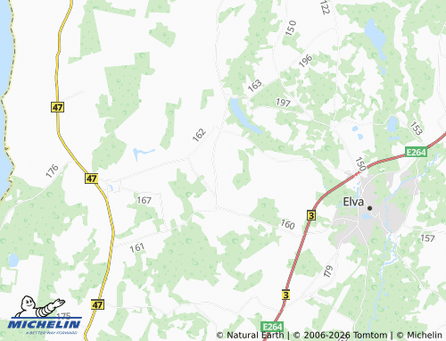 Mapa MICHELIN Pööritsa - ViaMichelin