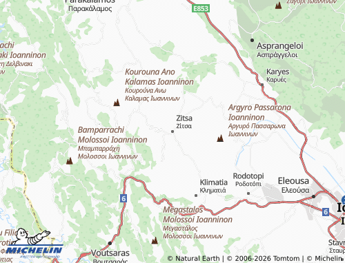 MICHELIN Zitsa map - ViaMichelin