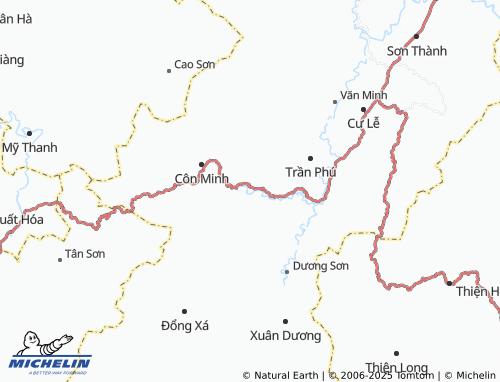 MICHELIN Quang Phong map - ViaMichelin