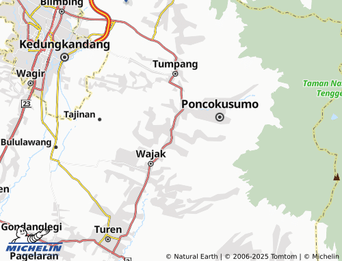 MICHELIN Karanganyar map - ViaMichelin