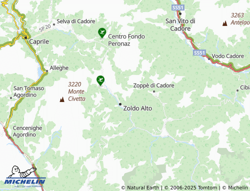 MICHELIN Coi map - ViaMichelin
