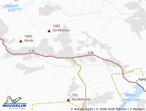 Mappa MICHELIN Shivambu - ViaMichelin