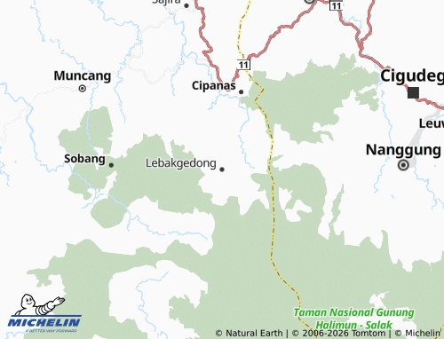 Kaart MICHELIN Lebakgedong - ViaMichelin
