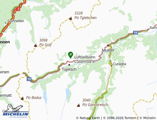 MICHELIN Bugnei map - ViaMichelin