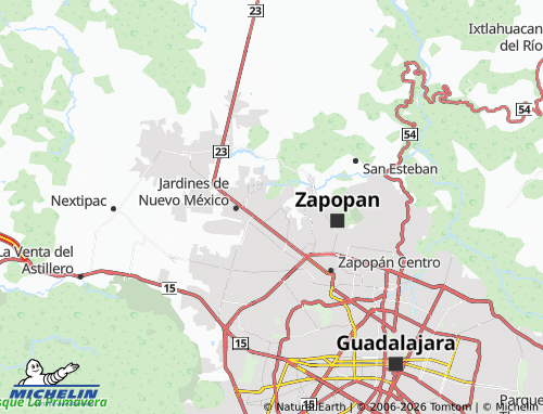 Mappa MICHELIN Hogares de Nuevo México - ViaMichelin
