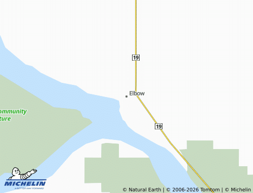 Mappa MICHELIN Elbow - ViaMichelin