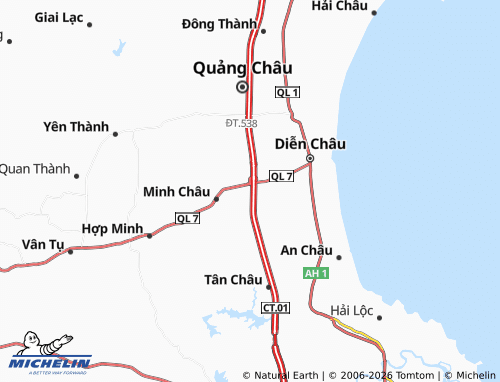 Mapa MICHELIN Diễn Cát - ViaMichelin