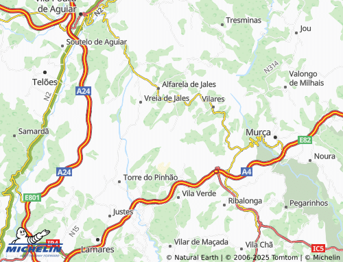MICHELIN Carva map - ViaMichelin