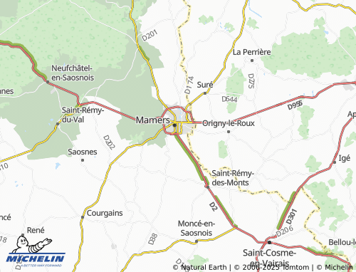 MICHELIN Le Magasin map - ViaMichelin