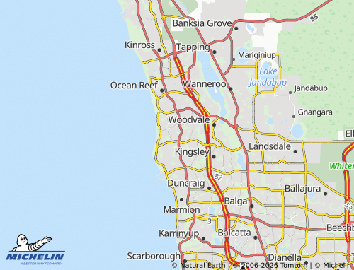 MICHELIN Kallaroo map - ViaMichelin
