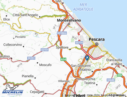 Carte MICHELIN Case Marcone - ViaMichelin