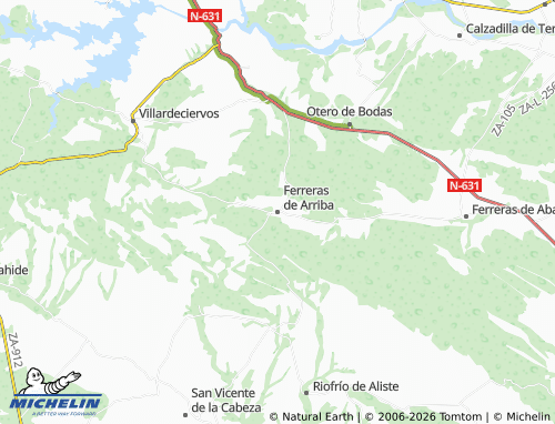 MICHELIN Ferreras de Arriba map - ViaMichelin