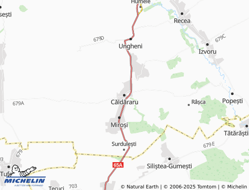MICHELIN-Landkarte Căldăraru - ViaMichelin