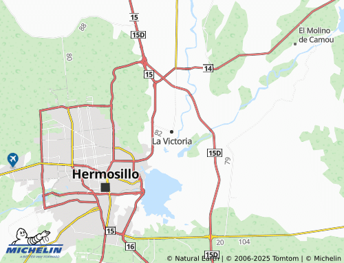 MICHELIN La Victoria map - ViaMichelin