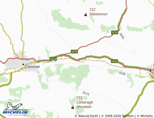 MICHELIN Kilsheelan map - ViaMichelin