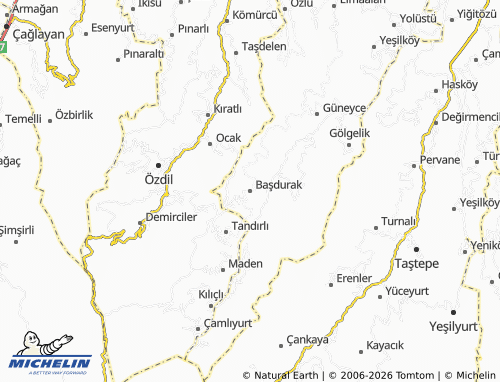 Mappa MICHELIN Başdurak - ViaMichelin