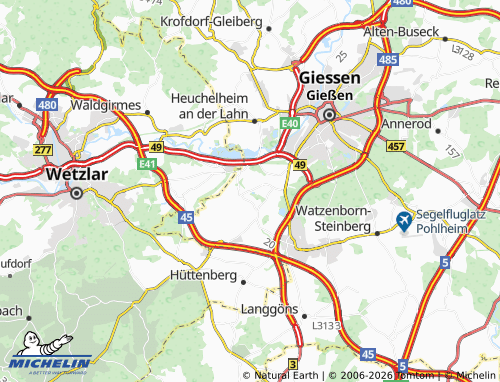 MICHELIN Allendorf map - ViaMichelin
