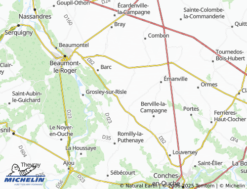 MICHELIN-Landkarte Barquet - ViaMichelin