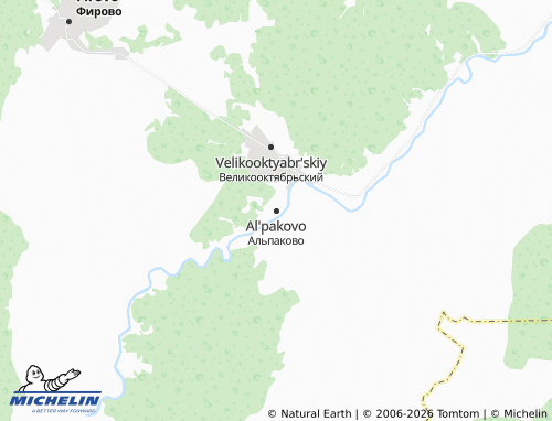 Carte MICHELIN Al'pakovo - ViaMichelin