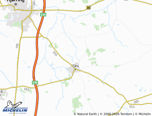 MICHELIN Hejselholt map - ViaMichelin