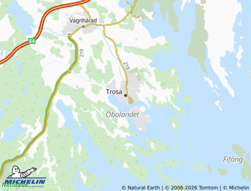 Mapa MICHELIN Trosa - ViaMichelin