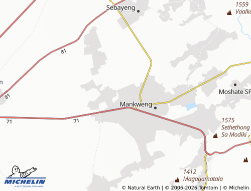 MICHELIN-Landkarte Nchechane - ViaMichelin