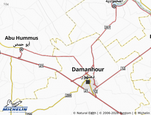 Mapa MICHELIN Kafr al-Hamayidah - ViaMichelin