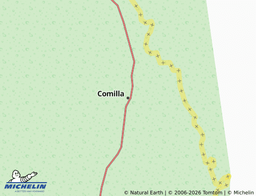 Kaart MICHELIN Comilla - ViaMichelin