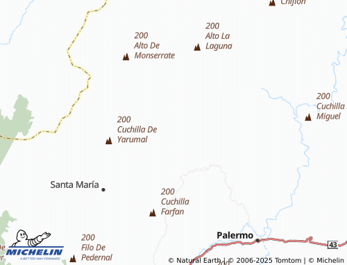 MICHELIN El Dorado map - ViaMichelin