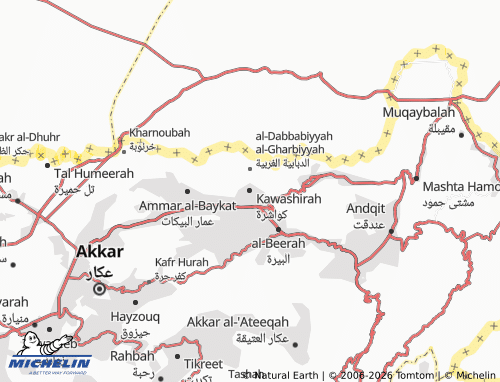 MICHELIN-Landkarte Kawashirah - ViaMichelin
