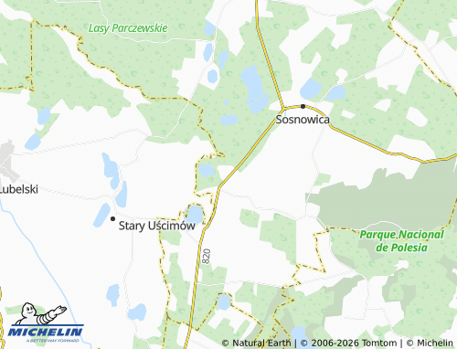 Carte MICHELIN Stary Orzechów - ViaMichelin