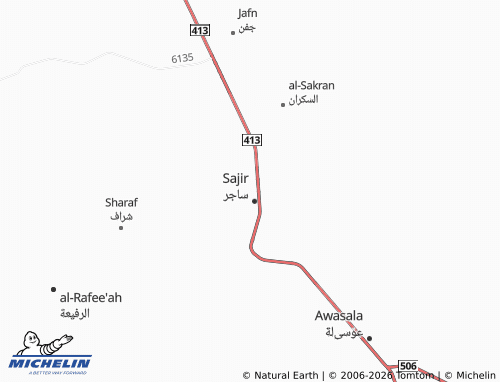 MICHELIN-Landkarte al-Rabee'ah - ViaMichelin