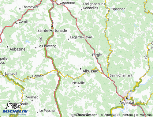 MICHELIN-Landkarte Les Brocs-Hauts - ViaMichelin