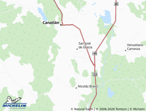 Carte MICHELIN Martín López - ViaMichelin